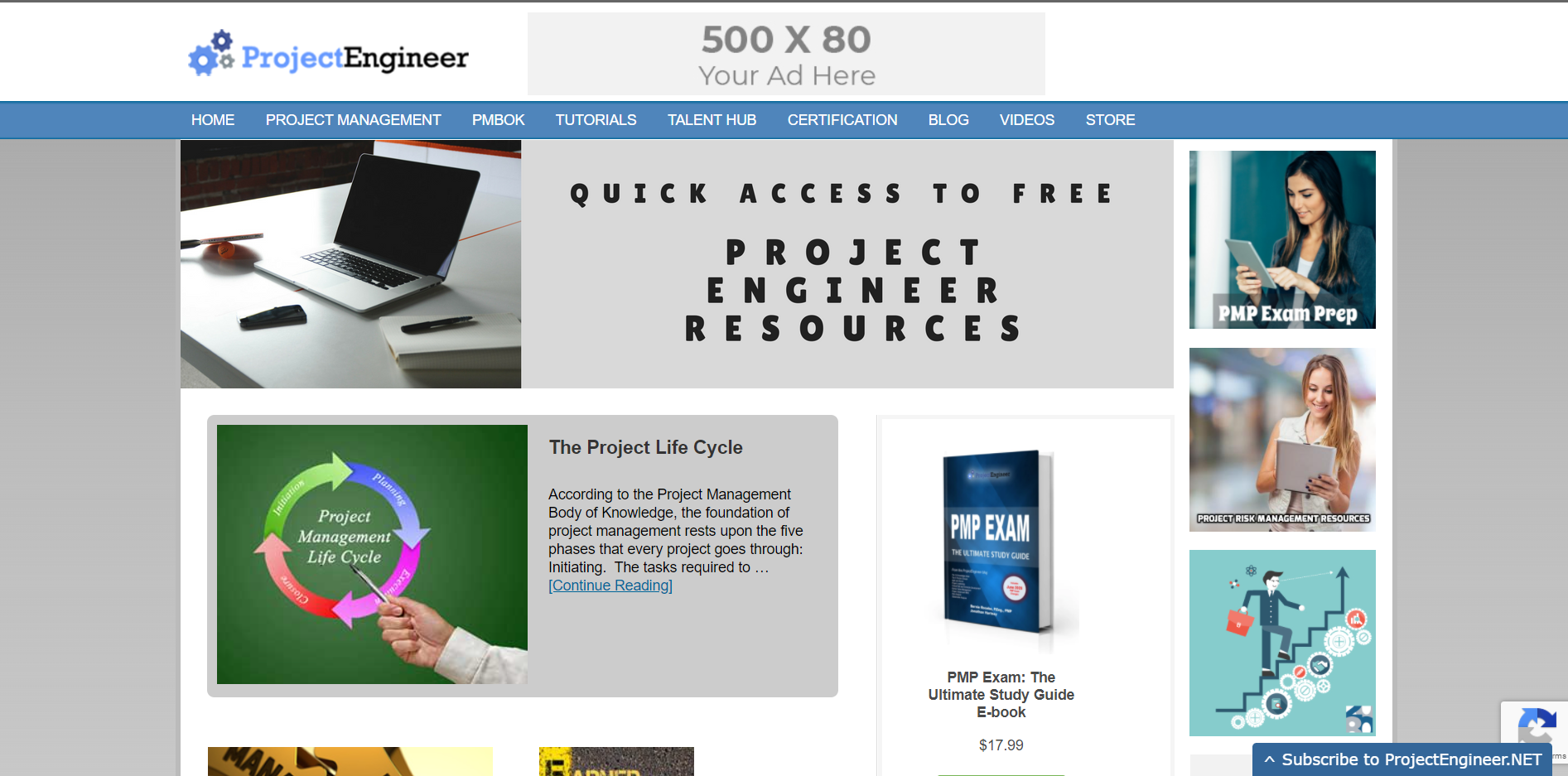 ProjectEngineer  - An online blogging community
